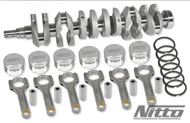 Nitto Ford Barra 3.8L de stroker kit high performance forged engine upgrade kit for Ford Barra engine build at Autech Store Auckland