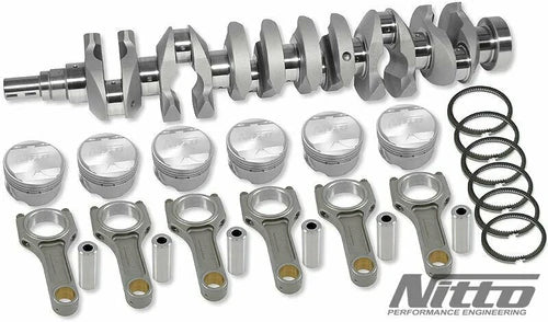 Nitto Nissan RB25 2.8L stroker kit high performance forged engine upgrade kit for Nissan engine build at Autech Store Auckland