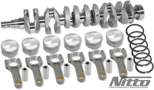Nitto Nissan RB30 3.2L standard rod journal stroker kit high performance forged engine upgrade kit for Nissan engine build at Autech Store Auckland