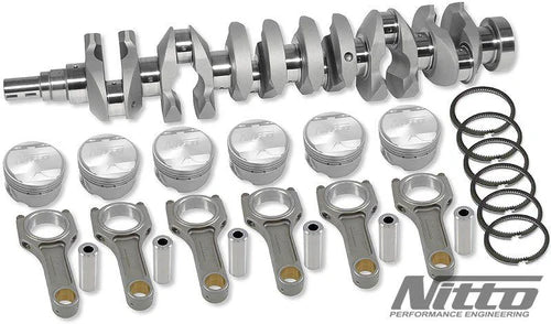 Nitto Nissan RB30 3.6L wide journal stroker kit high performance forged engine upgrade kit for Nissan engine build at Autech Store Auckland