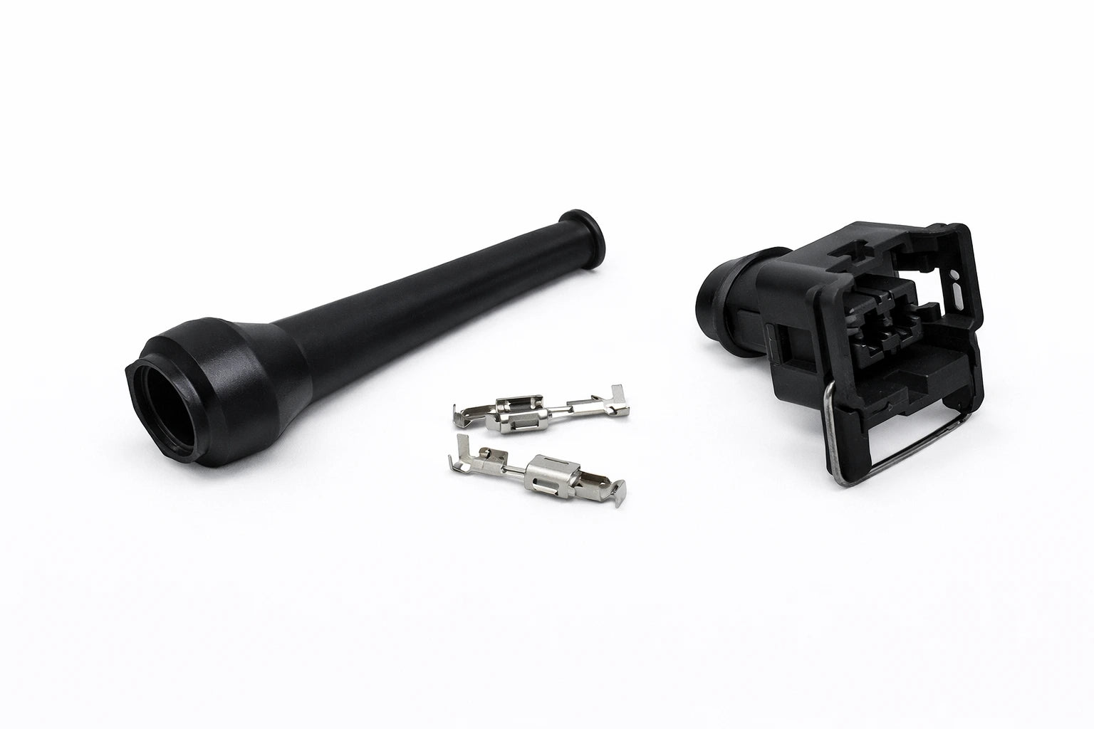 Link INJ Two Pin Injector Plug for secure fuel injector connection and ECU wiring integration in performance engine management systems at Autech Store Auckland