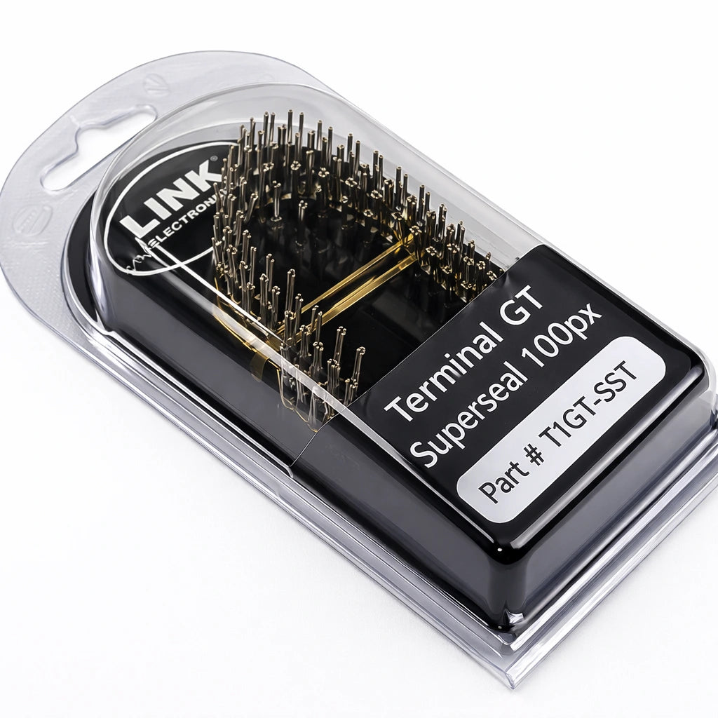 Link T100G4 100 pack of terminals 101-0121 high quality ECU connector terminal kit designed for Link G4 G4+ and G4X engine management systems used in motorsport and custom wiring looms Autech Store Auckland automotive electrical component